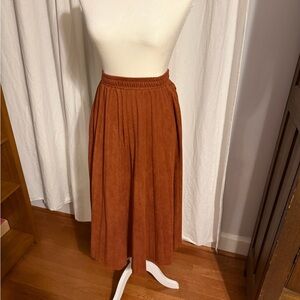 Madison Terracotta A-Line Skirt